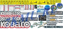 Наклейки Kobelco SK30UR